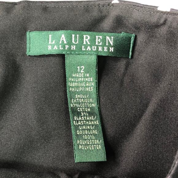 Lauren Ralph Lauren Polka Dot Sleeveless Dress Shift Rear Zip NEW without Tags - Picture 12 of 13